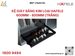 Kệ giày bằng kim loại Hafele - 807.95.863 - Trắng (800mm)